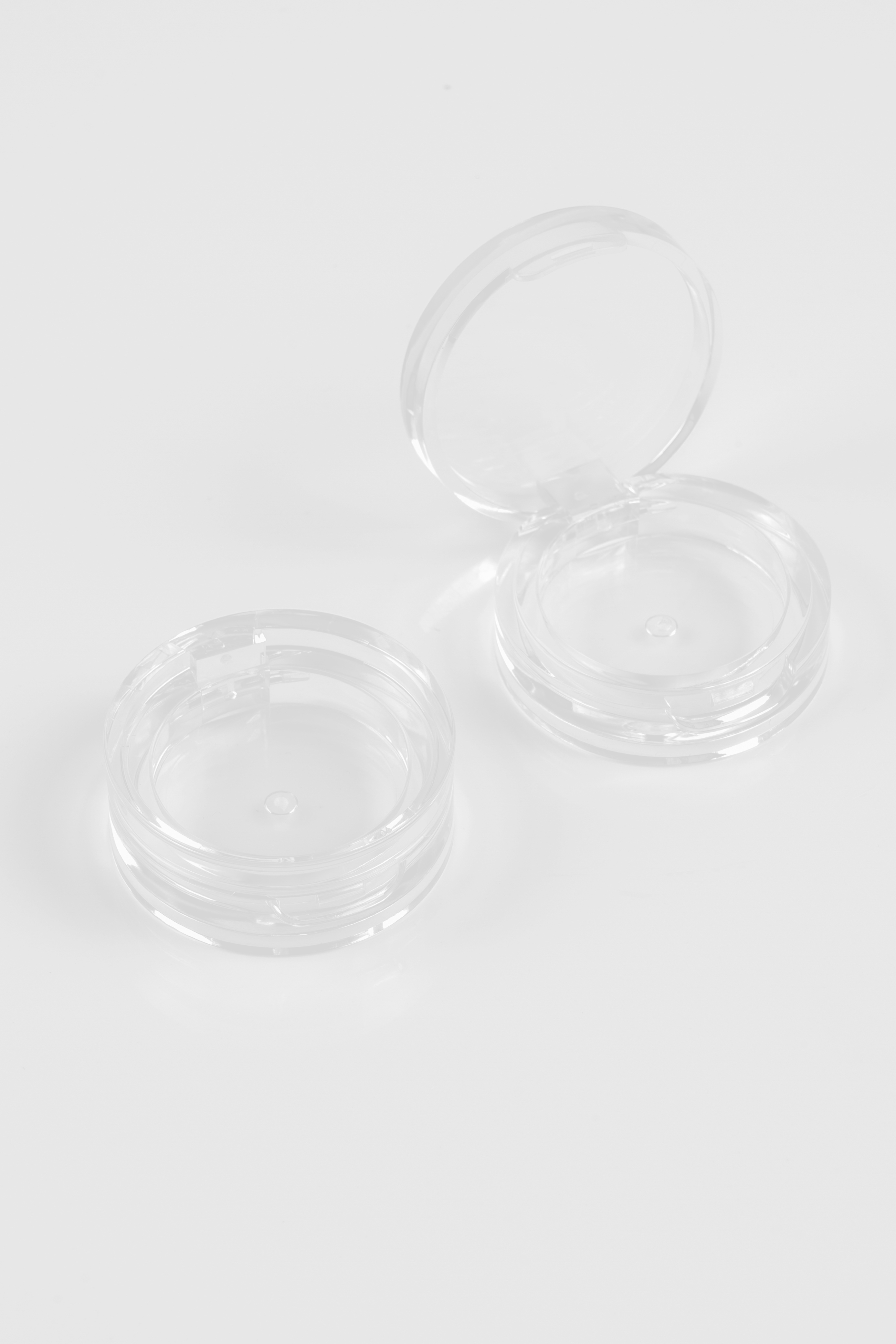 Nouvel emballage de poudre pressé transparent