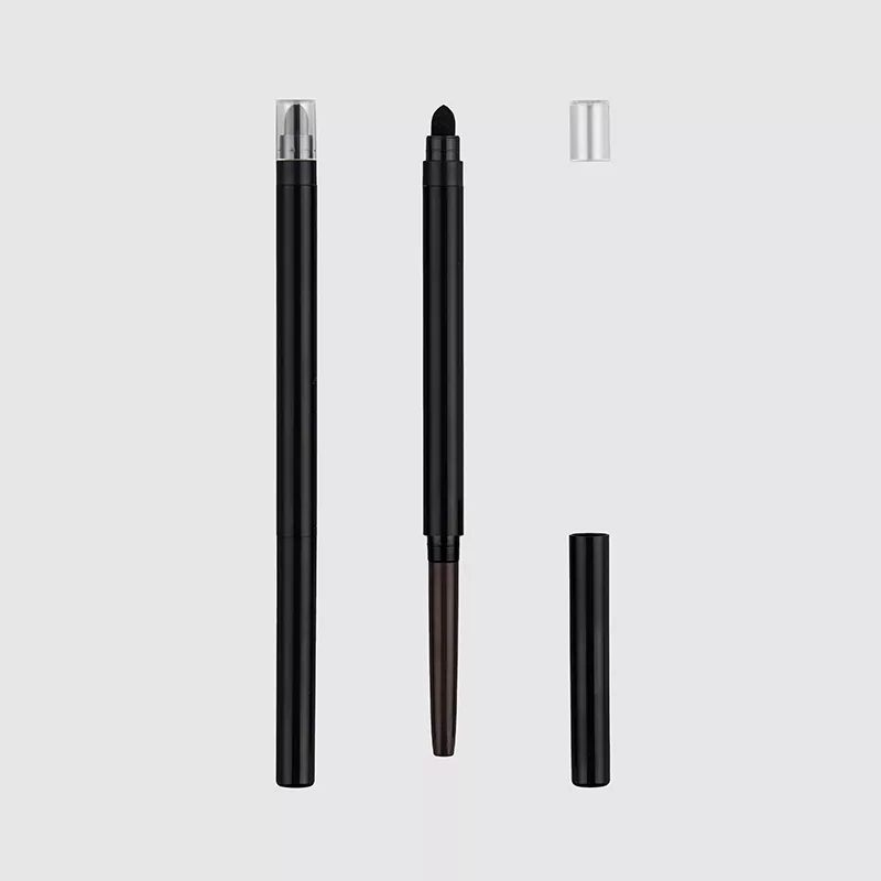 Crayon à outils à sourcils 3 en 1 avec coton-tige et emballage de taille-creux