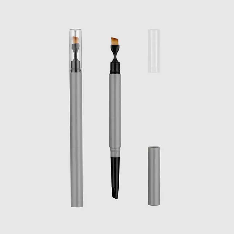 Crayon à double extrémité avec emballage de bobine à angle