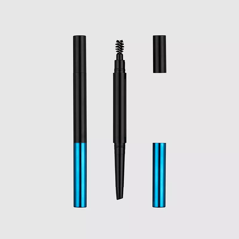 Crayon à double extrémité avec emballage de pinceau à balle de précision