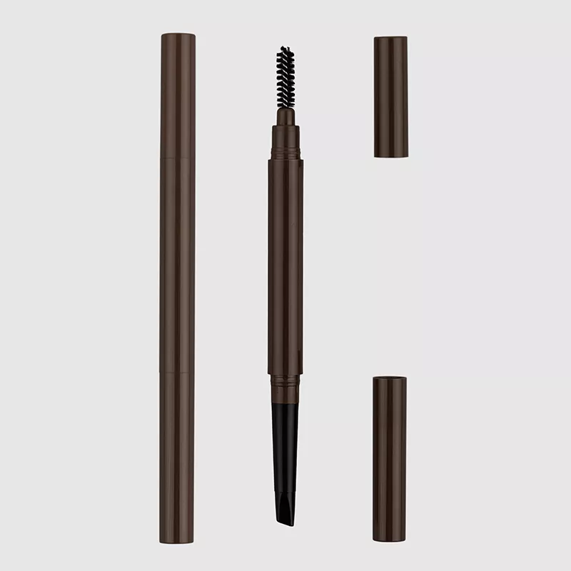 Crayon à dossiers à deux extrémités avec un emballage de brosse à mélange imperméable
